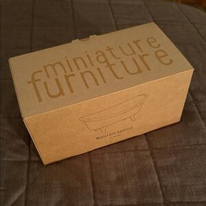 Miniature Furniture Bathtub